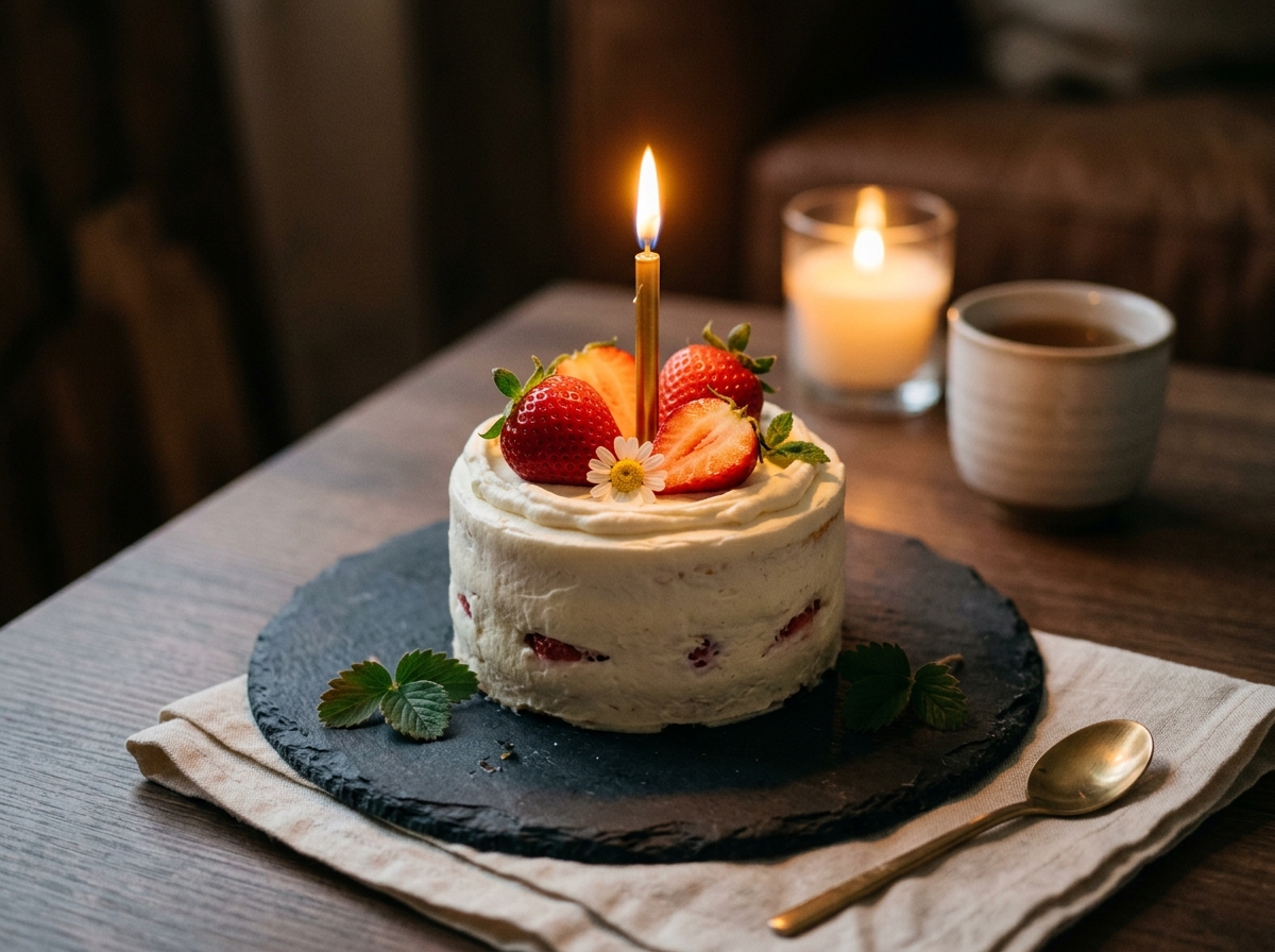 草莓生日蛋糕