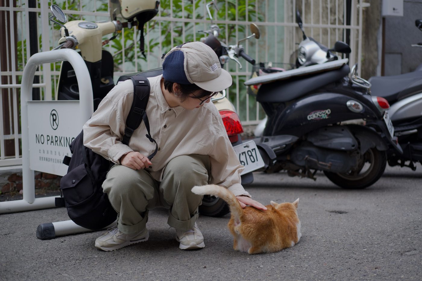 路邊交到的橘貓朋友 🧡